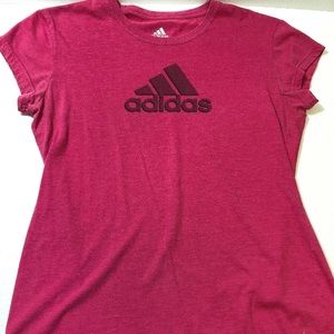 Adidas Women's Pink T-Shirt